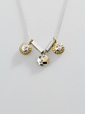 Sun and Moon Charms Necklace