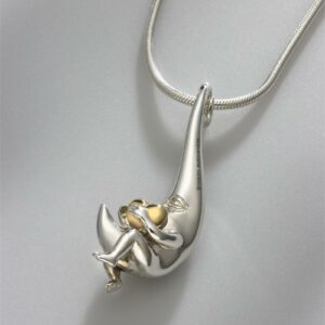 Sergio Bustamante Moon in Love Pendant