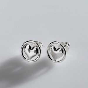 Sergio Bustamante Memories Heart Earrings