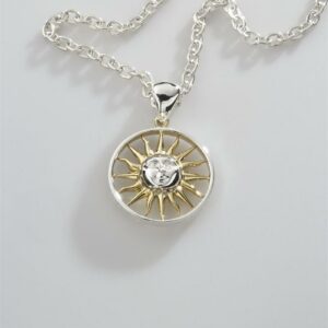 Sergio Bustamante Sun Wheel Pendant