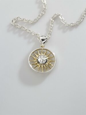 Sergio Bustamante Sun Wheel Pendant