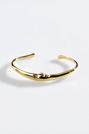 Sergio Bustamante Amsterdam Moon cuff bracelet - gold